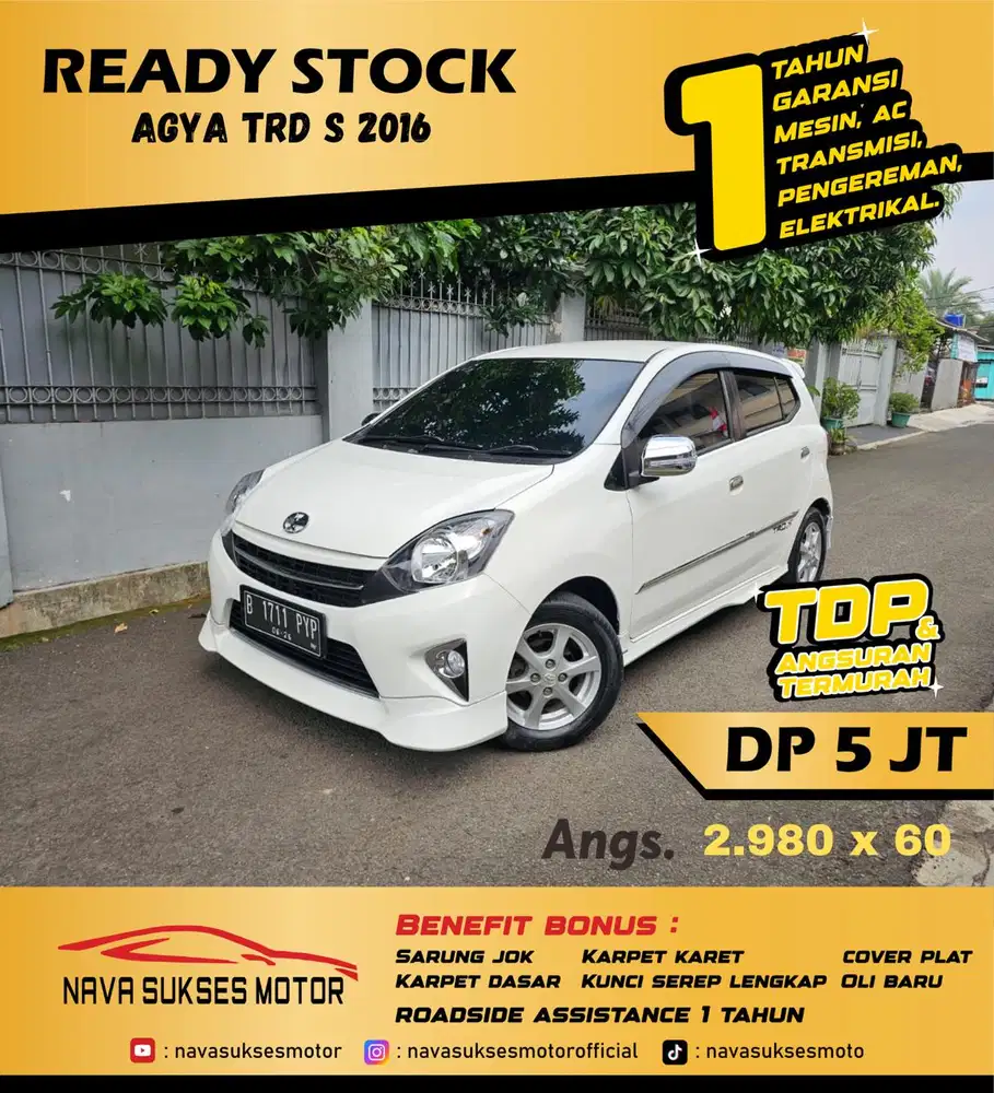TDP 5 JUTA - AGYA TRD S 2016