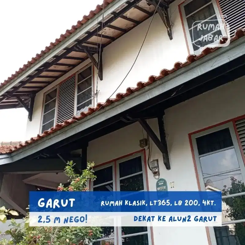 Rumah Luas di Jual Dekat Ke Alun Alun Garut