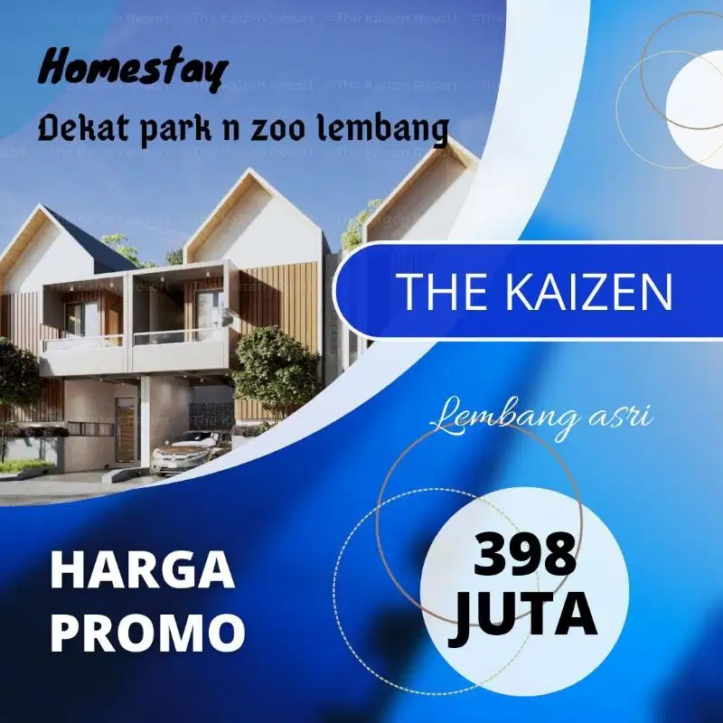 Rumah Bergaya Jepang di Lembang Asri