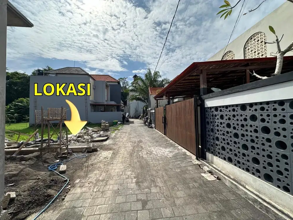 Dijual Tanah 1 Are Di Kawasan Villa Jalan Sekar Sari Dekat Sanur