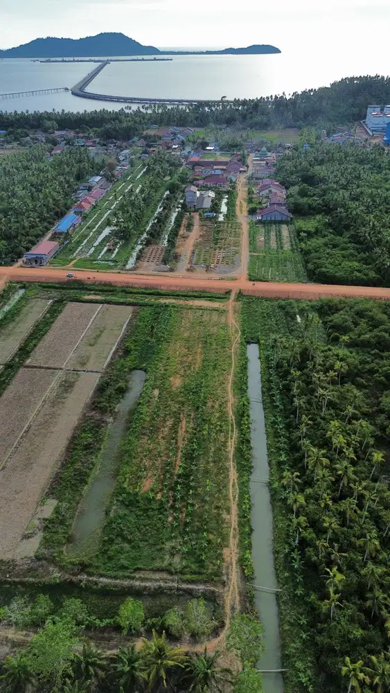 Tanah Industri depan Pelabuhan Internasional Kijing Mempawah