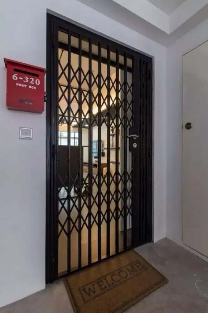 Rolling door, folding gate, Henderson, pintu besi, pintu sliding