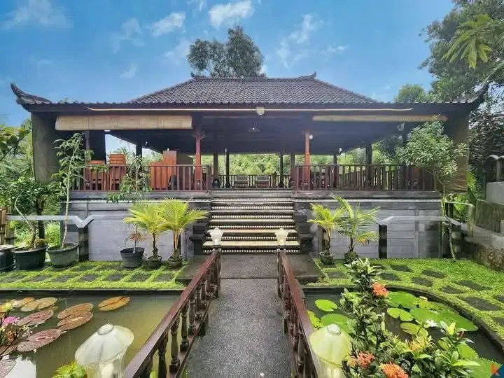 dijual vila view sawah & jungle lokasi marga tabanan