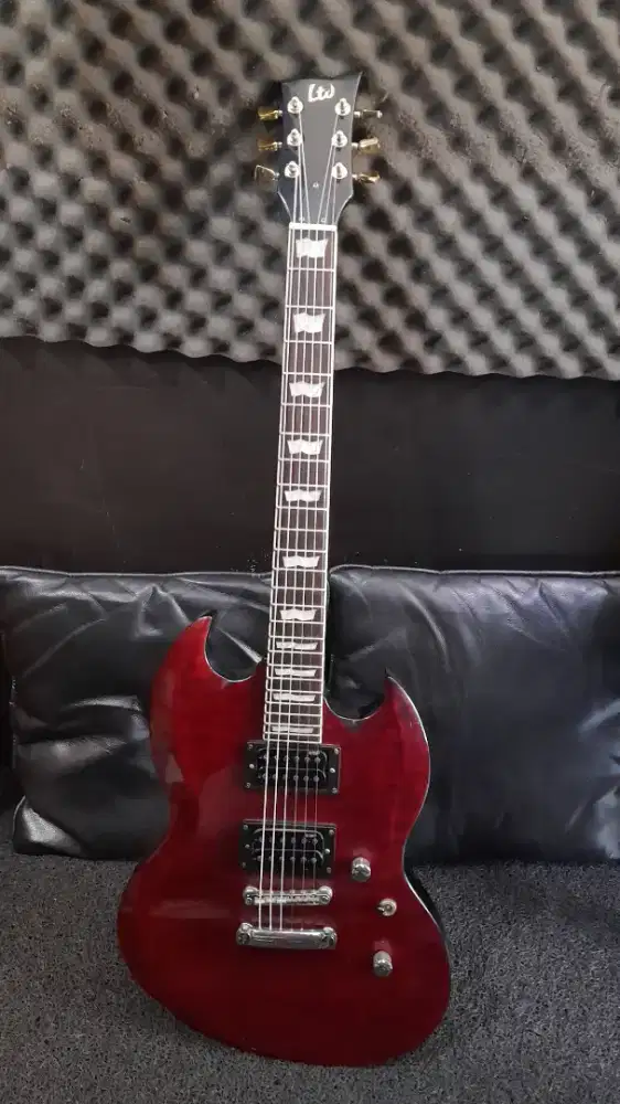 Gitar elektrik Ltd viper original second (siap pakai)