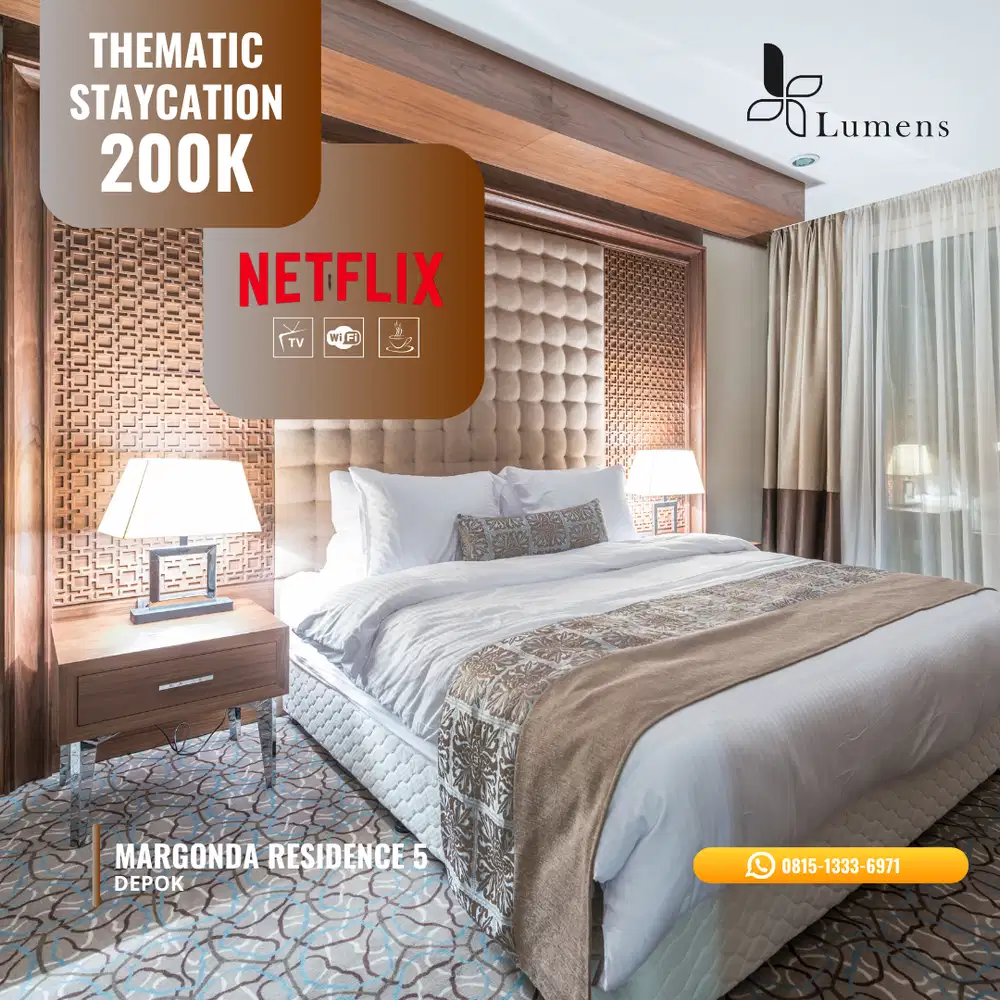 Staycation Thematic Mares 5 Depok by Lumens