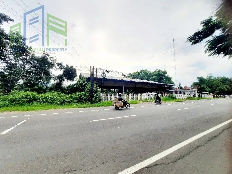 Tanah strategis zona industri  pinggir jalan Raya Sukoharjo wonogiri