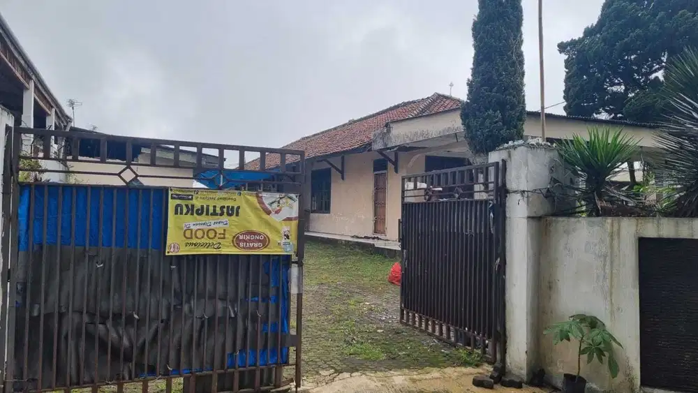 Disewakan/Kerjasama Bangunan & Tanah 860m2 di Jl Raya Cipanas Puncak