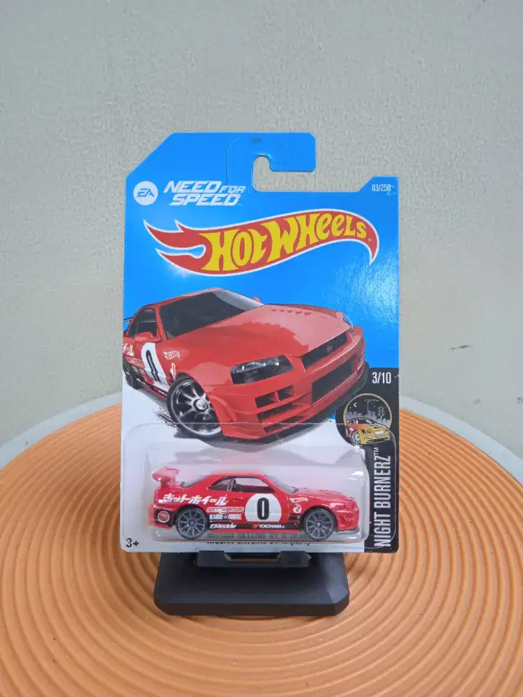 Hotwheels Need for speed Nissan GTR R34