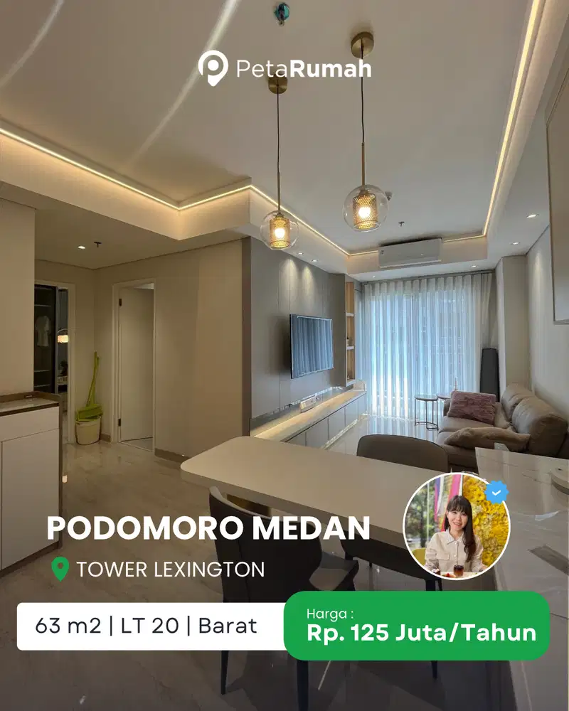 DISEWA APARTEMEN PODOMORO TOWER LEXINGTON