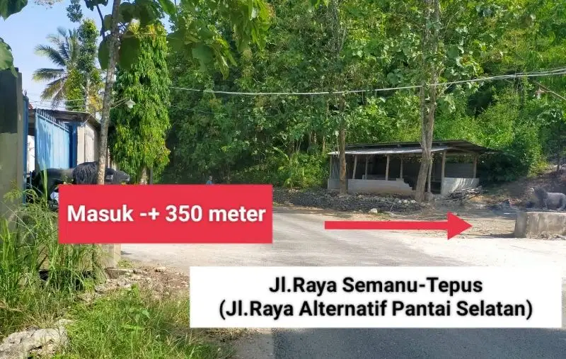 Jual Tanah Murah Di Sumberwungu Tepus Murah dan Strategis Buruan