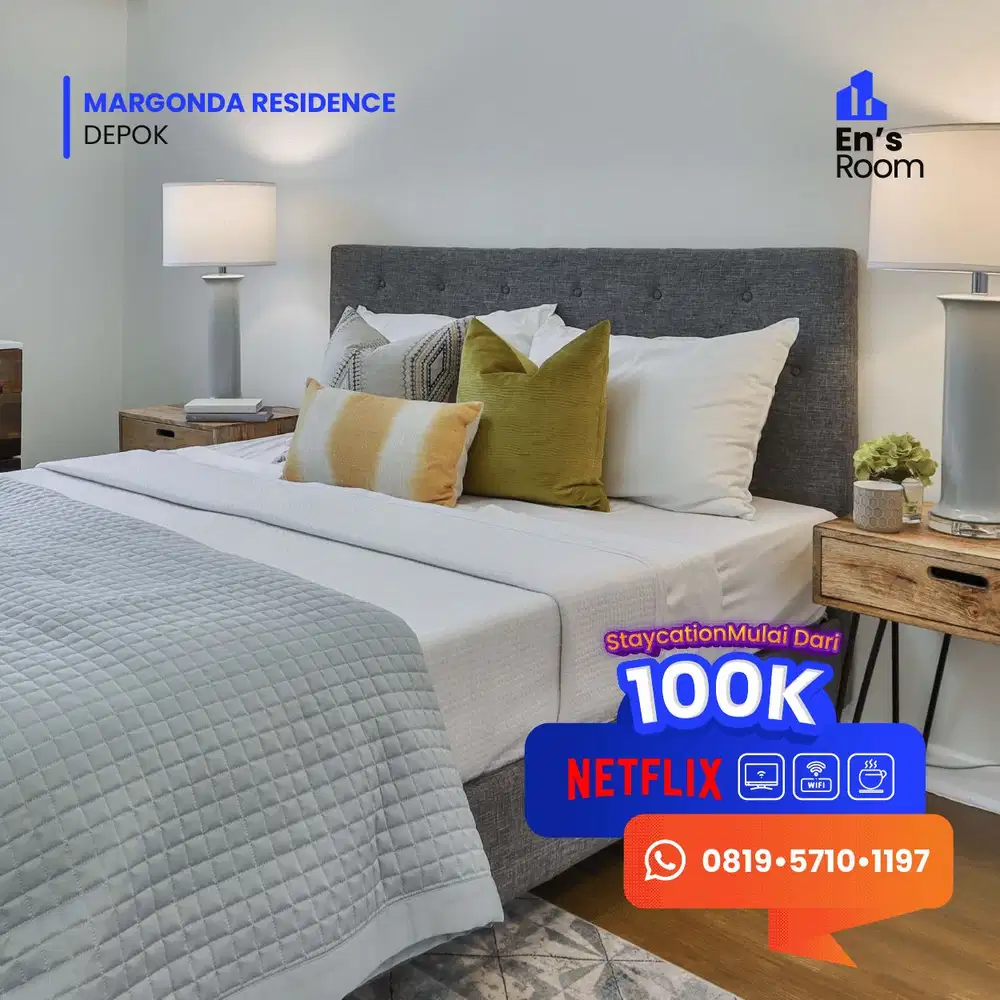 Staycation Apart Podomoro Aesthetic En'sRoom Selasa