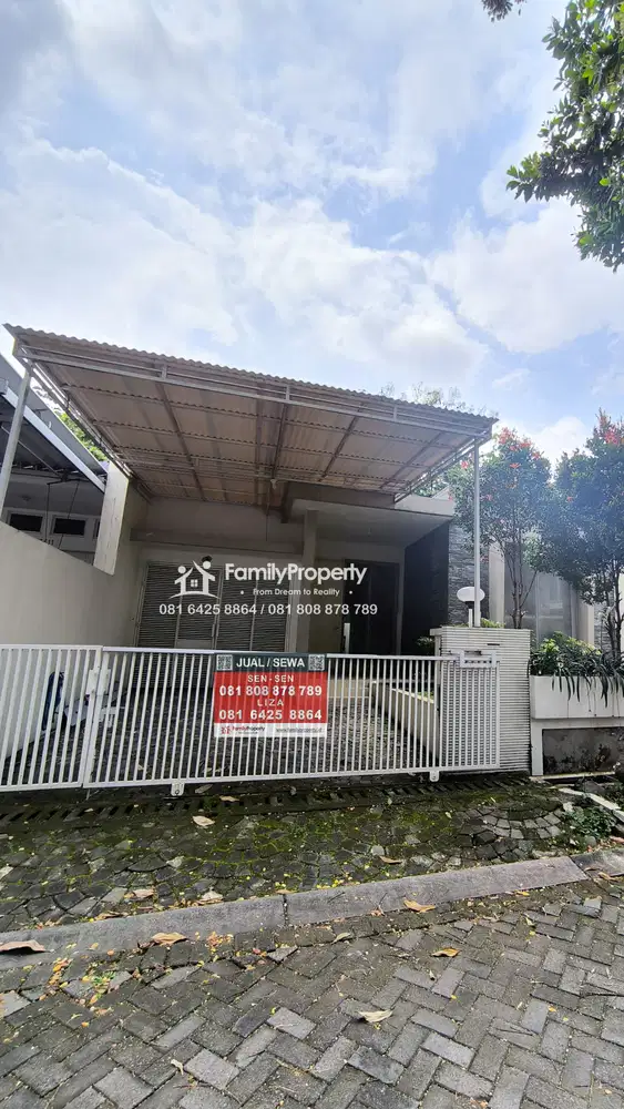 Disewakan Rumah Semi Furnished di Candi Golf Semarang