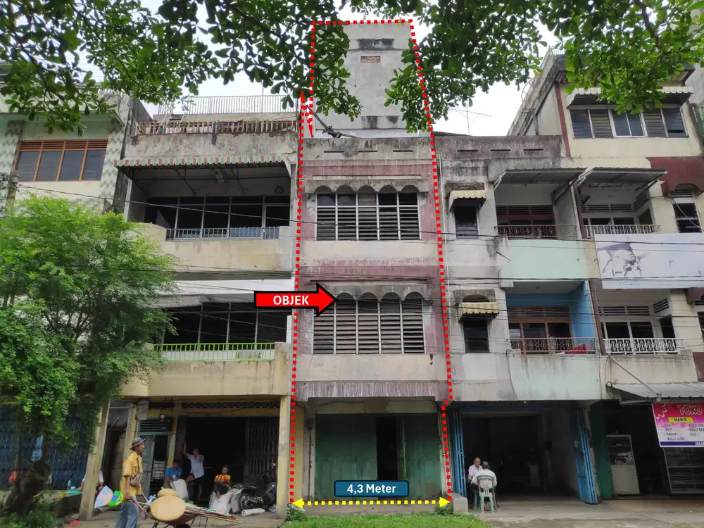 Dijual Ruko 4 Lantai Berlokasi Stategis Seharga Rp 1,7 M