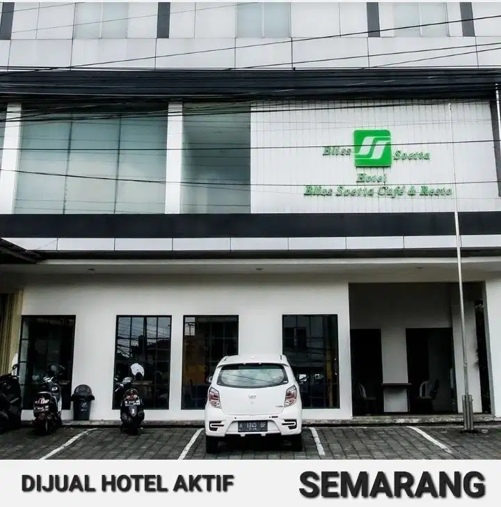 DIJUAL HOTEL AKTIF + 7 RUKO, MENGUNTUNGKAN, PERIJINAN LENGKAP