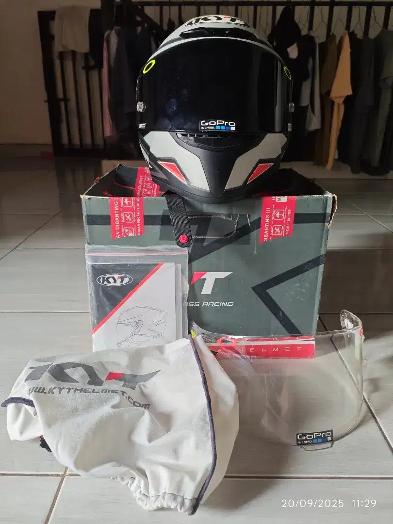 Helm KYT TTC (TT Course) Size L Fullset Like New