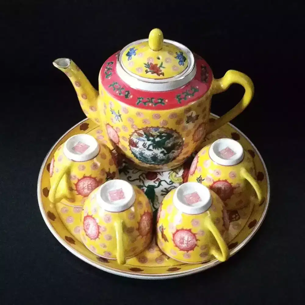 1Set Perabotan Chinese Teapot Vintage Original (Made in China)