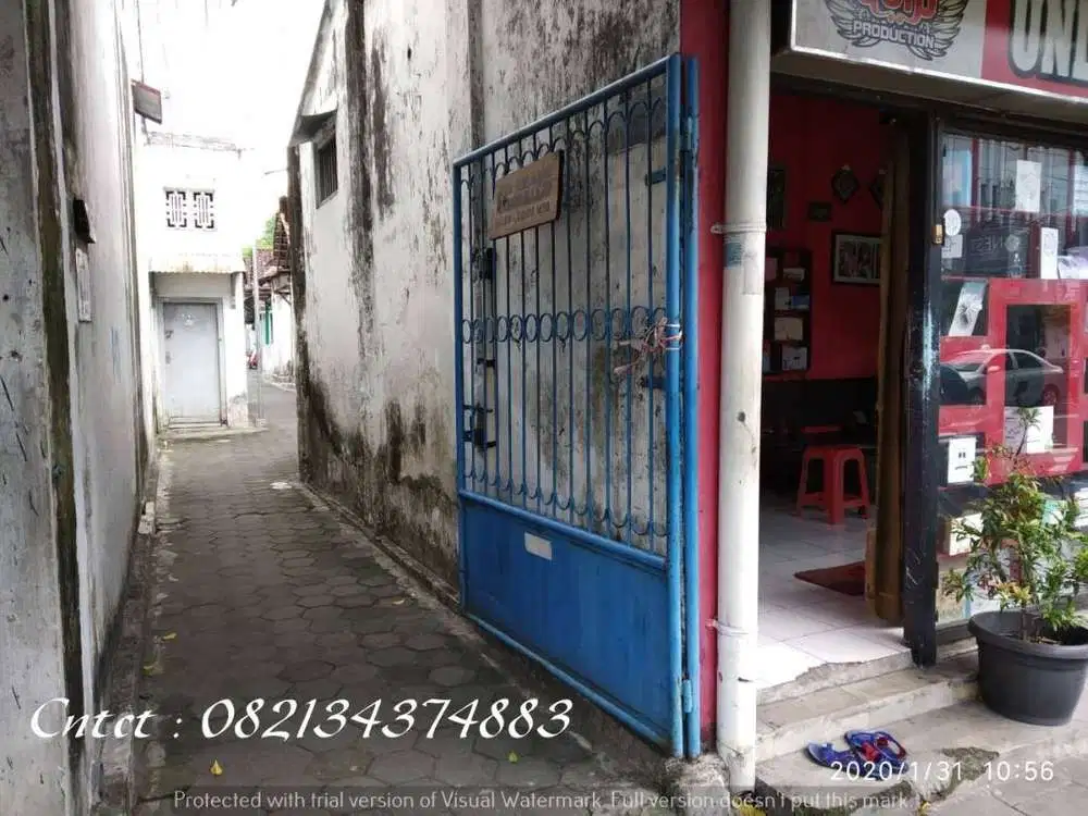 Toko ditimur Malioboro Yogyakarta Dijual cepat Lt 112m2