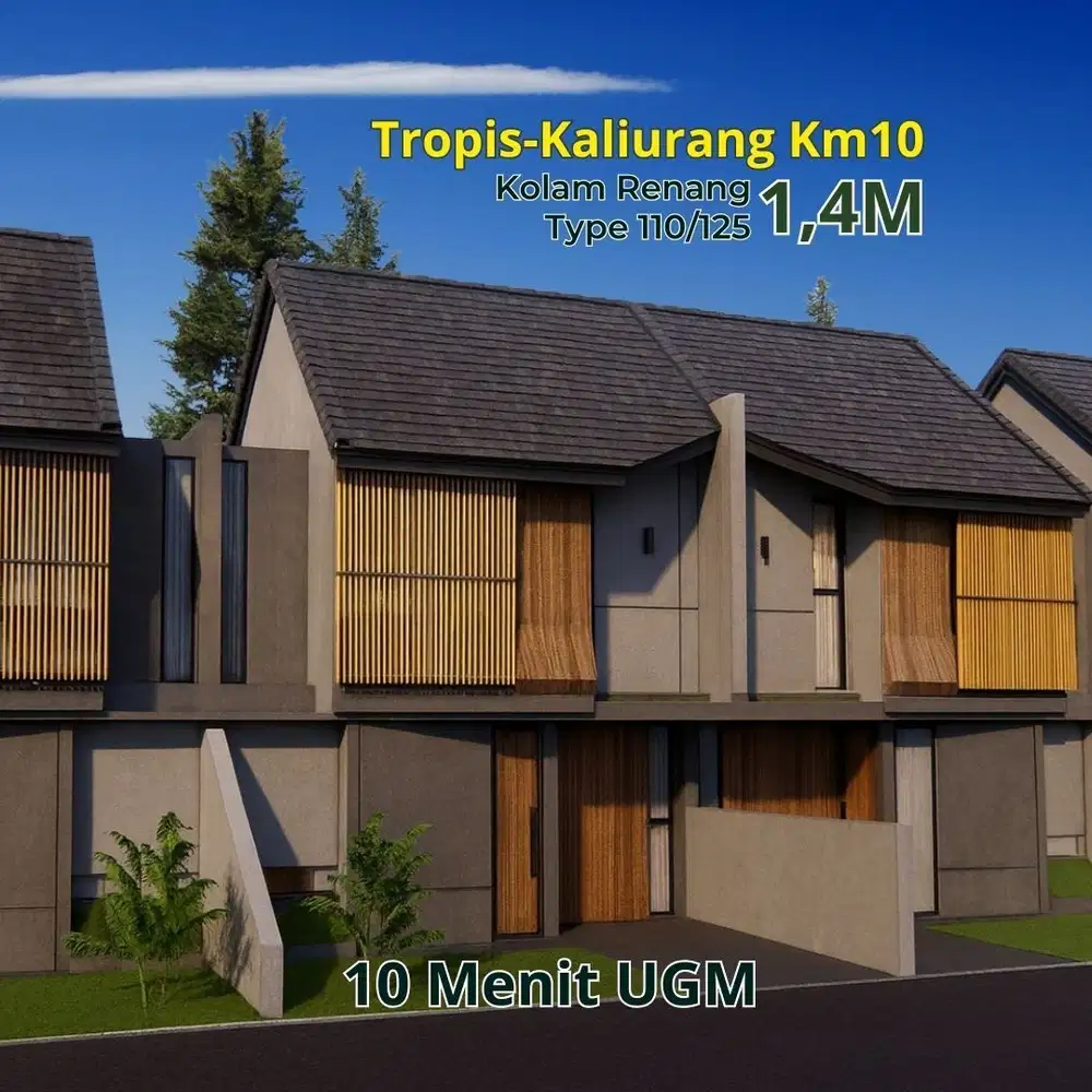 13 Menit UGM Jogja, 3KT, Tropis, Type 110