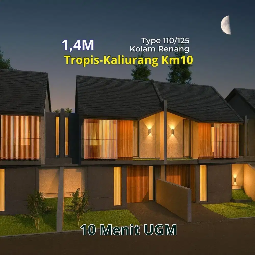 13 Menit UGM, Bisa Angsur, Tropis, Type 110