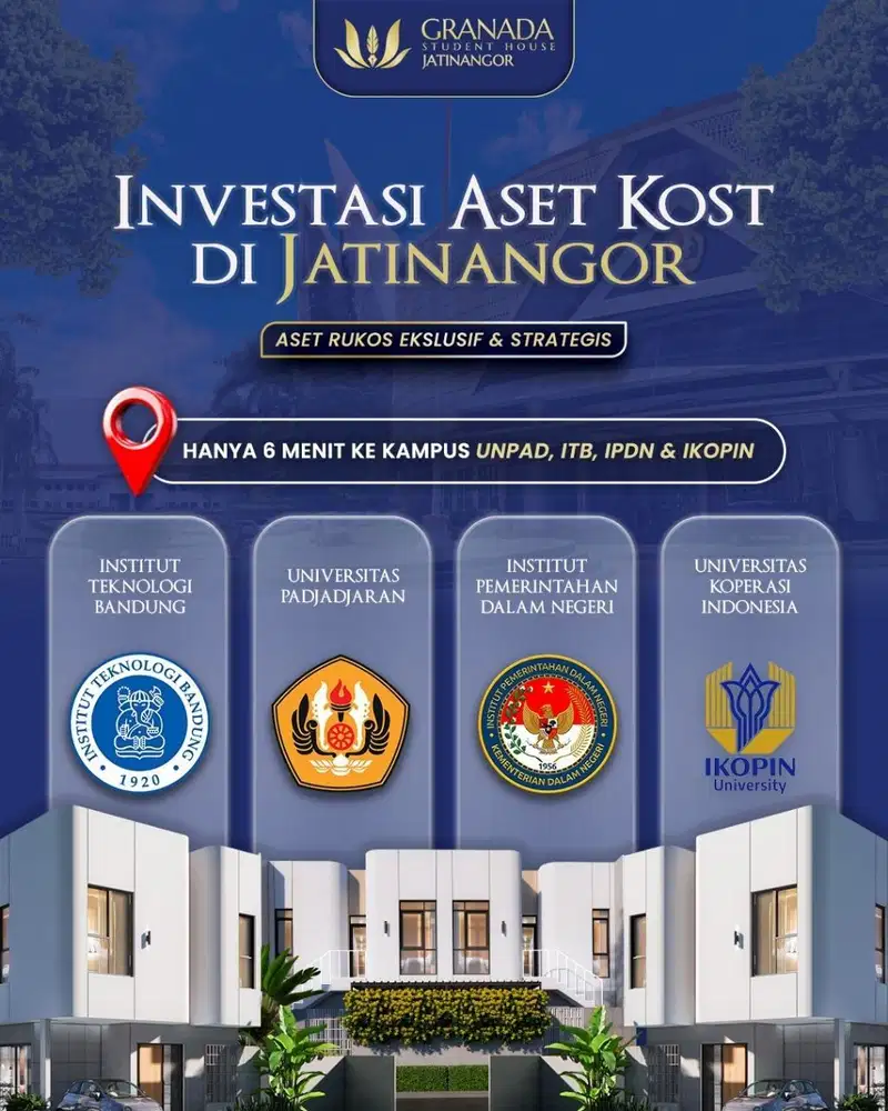 Investasi Aset Kos di Jatinangor 5 Menit ke Unpad