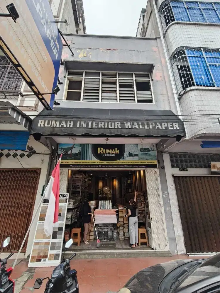 Ruko rumah toko usaha pusat kota binjai