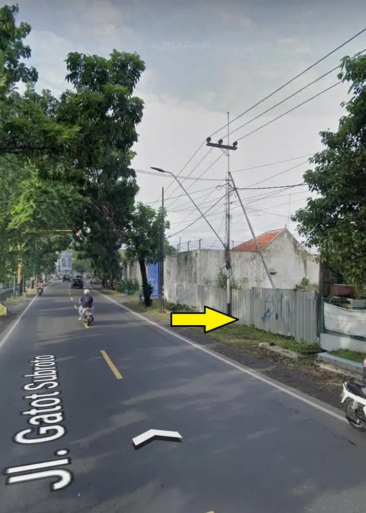 DIjual Tanah SHM Pinggir Jl Gatot Subroto jelakombo Jombang