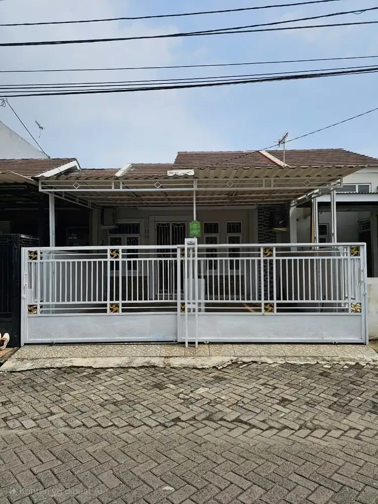 Dijual Rumah 1 Lantai Semi Furnished di Cimone Tangerang, Bebas Banjir