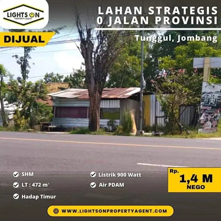 D JUAL CPT  TANAH BONUS BANGUNAN COCOK BUAT USAHA