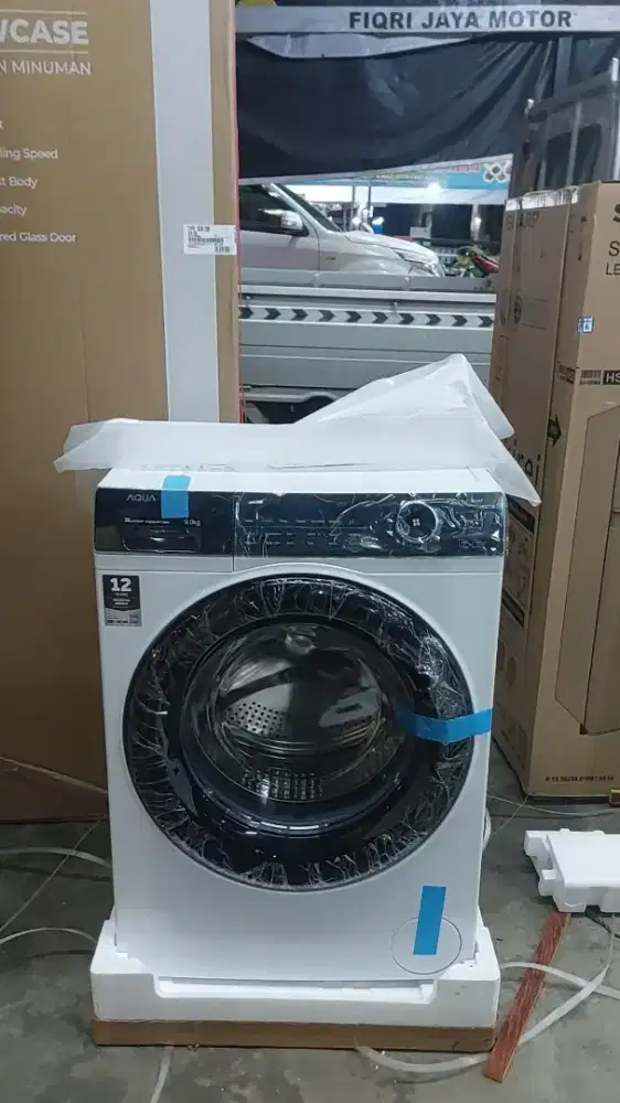 Mesin Cuci AQUA Frontload 9Kg