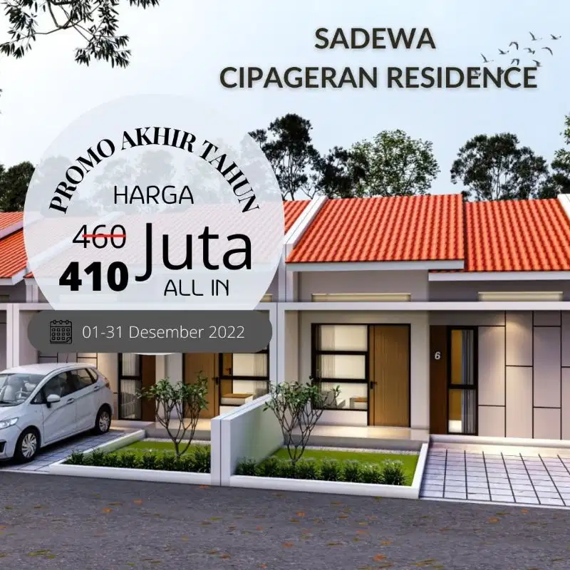 Rumah Nuansa Villa Modern dikawasan Sejuk Cimahi Utara