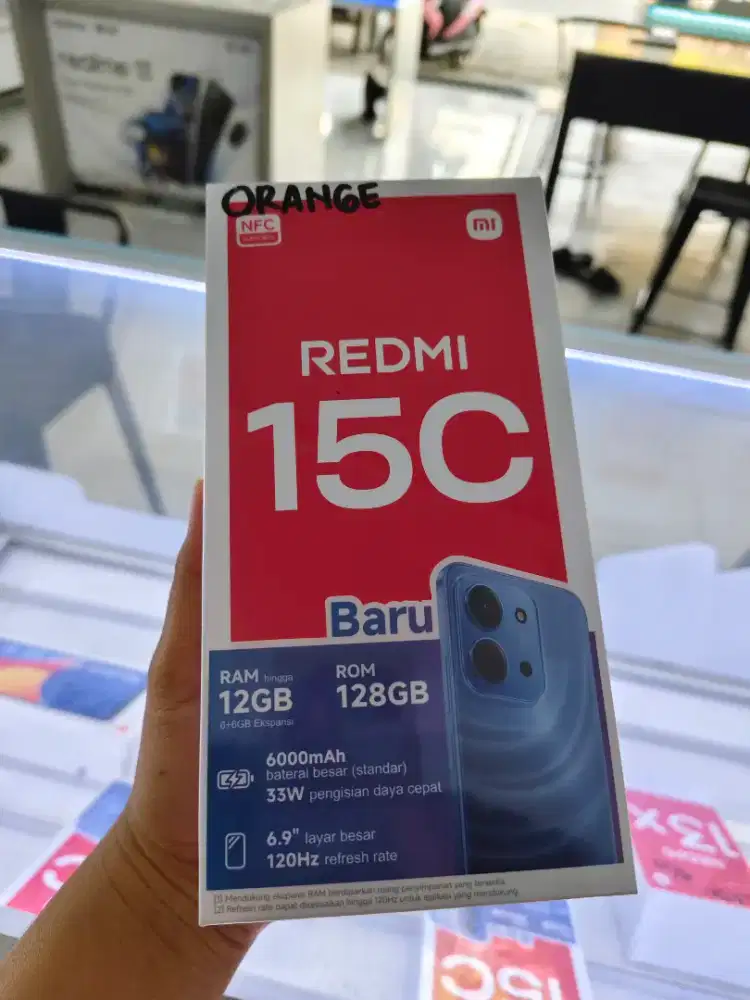 New Redmi 15C ram 8/128