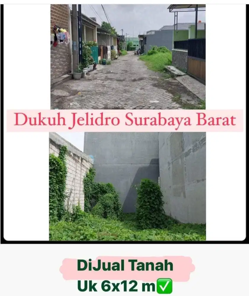 Dijual Kavlingan Jln Jelidro Kaving 3 Sambikrep