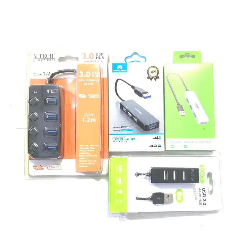 B A R U  USB HUB 4 port USB 3.0 untuk Laptop/aioPC/PC/Notebook/Netbook