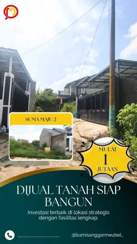 Kavling Strategis dekat manglayang regency Cinunuk