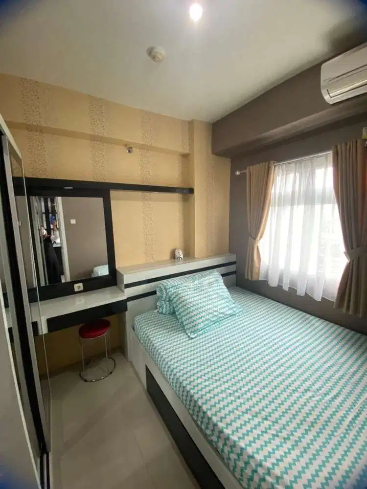Hunian asri 2 bedroom full furnish apartemen green pramuka