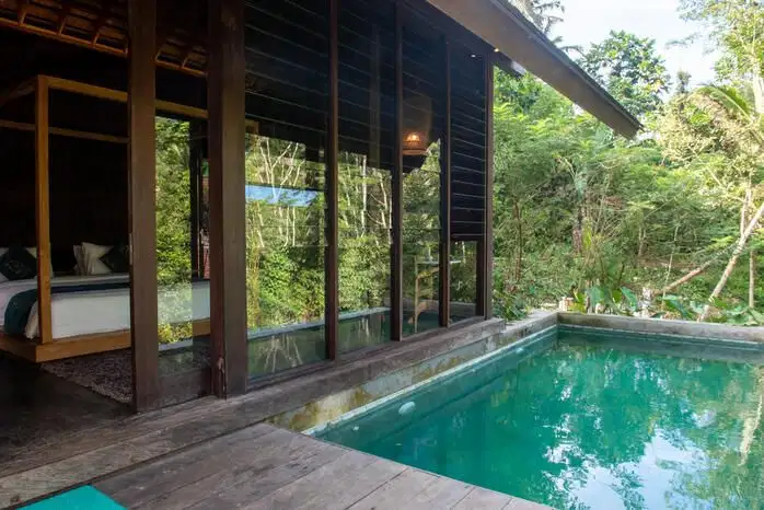 VILLA UBUD MEWAH DALAM KOMPLEKS VIEW JUNGLE