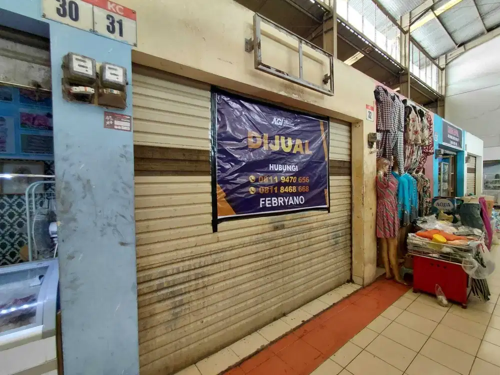 Dijual 2 Unit Kios di Pasar Segar Paal - Manado