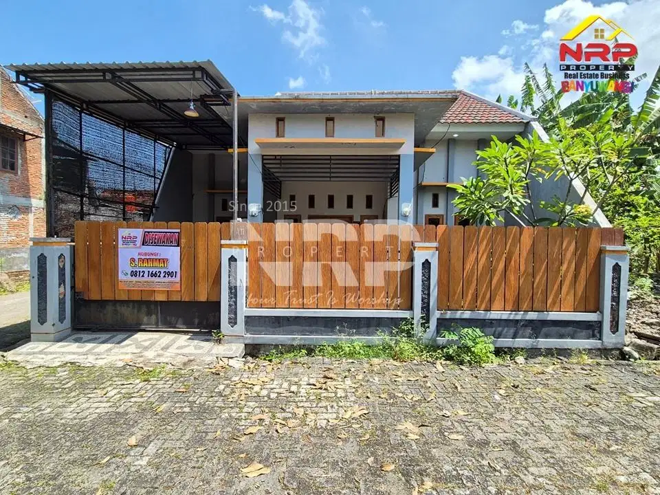 Disewakan Rumah 2 Lantai Siap Huni di Kawasan Perumahan Banyuwangi Kot