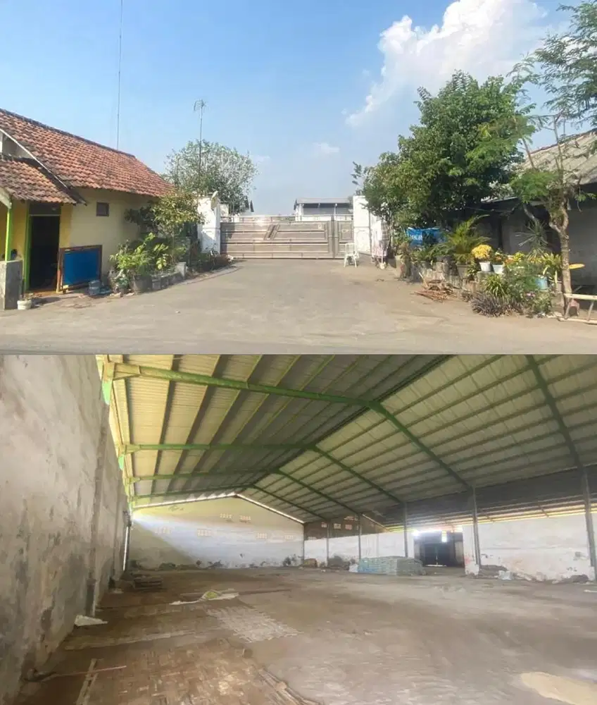 Gudang + Tanah, Luas, Murah dan Strategis di Pusat Kota Jombang