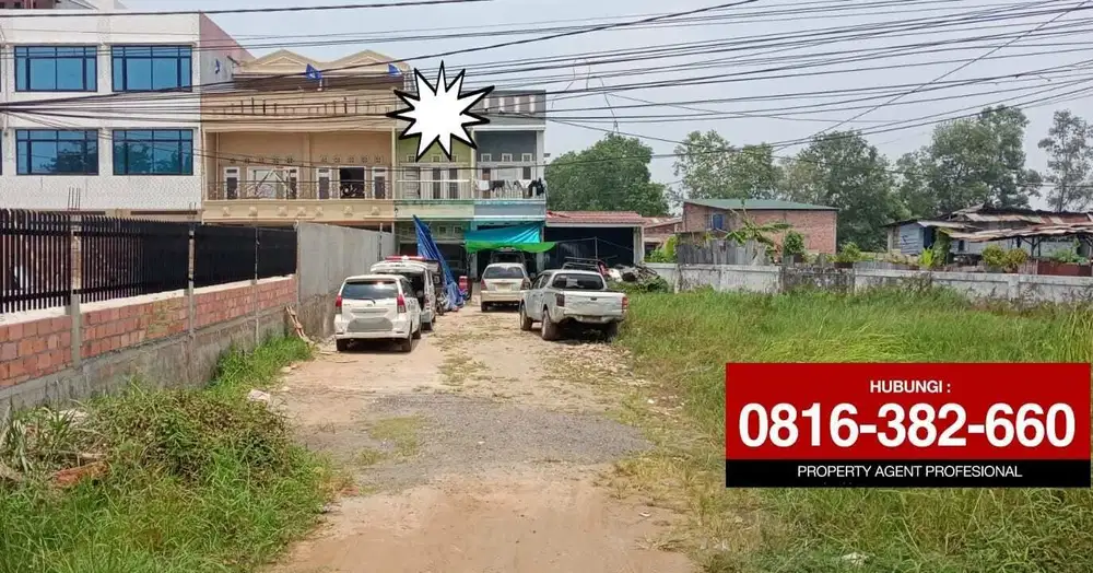 Dijual Ruko + tanah 300m2 di Jln Sukarno hatta Palembang