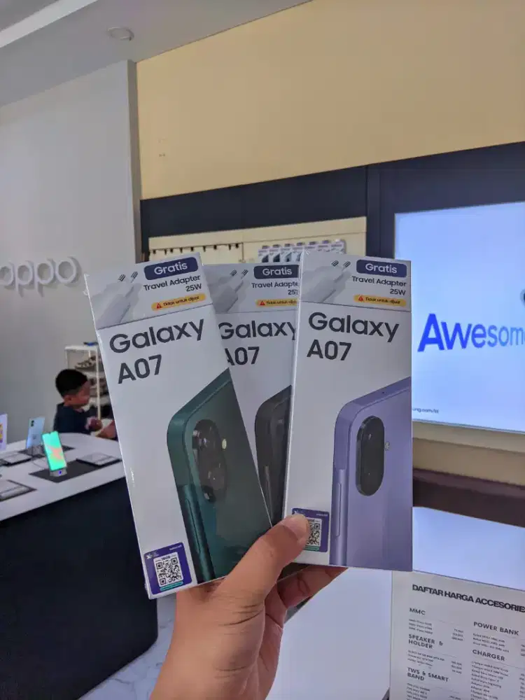 Samsung A07 8/256GB 6/128GB 4/128GB 4/64GB Free Ongkir