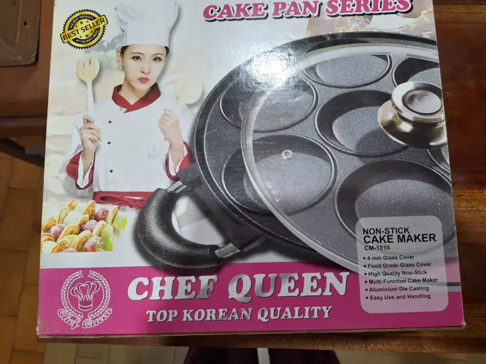 Cetakan kue dan pukis chef queen cake pan series