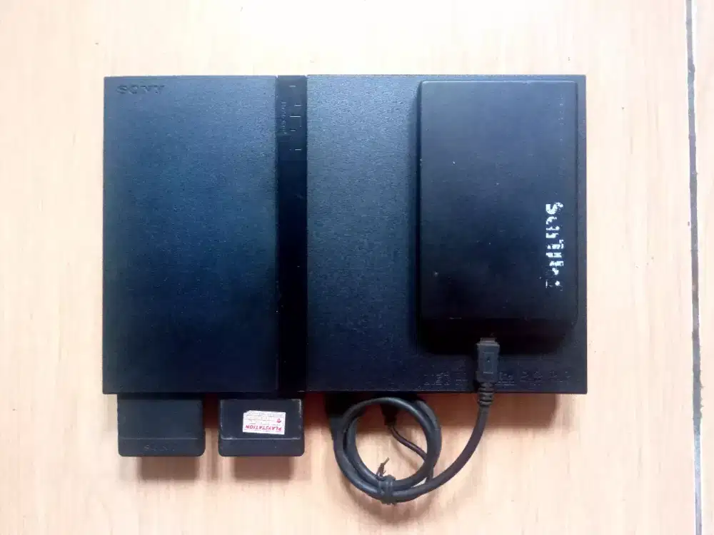 Jual cepat playstation 2 slim lengkap