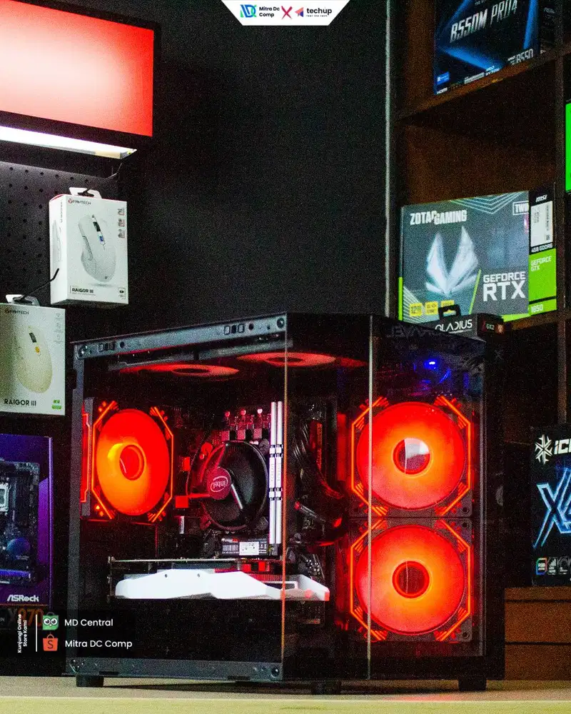 Komputer Gaming edit Ryzen 7 5700X RTX 3060Ti 8GB Ram 32GB DDR4