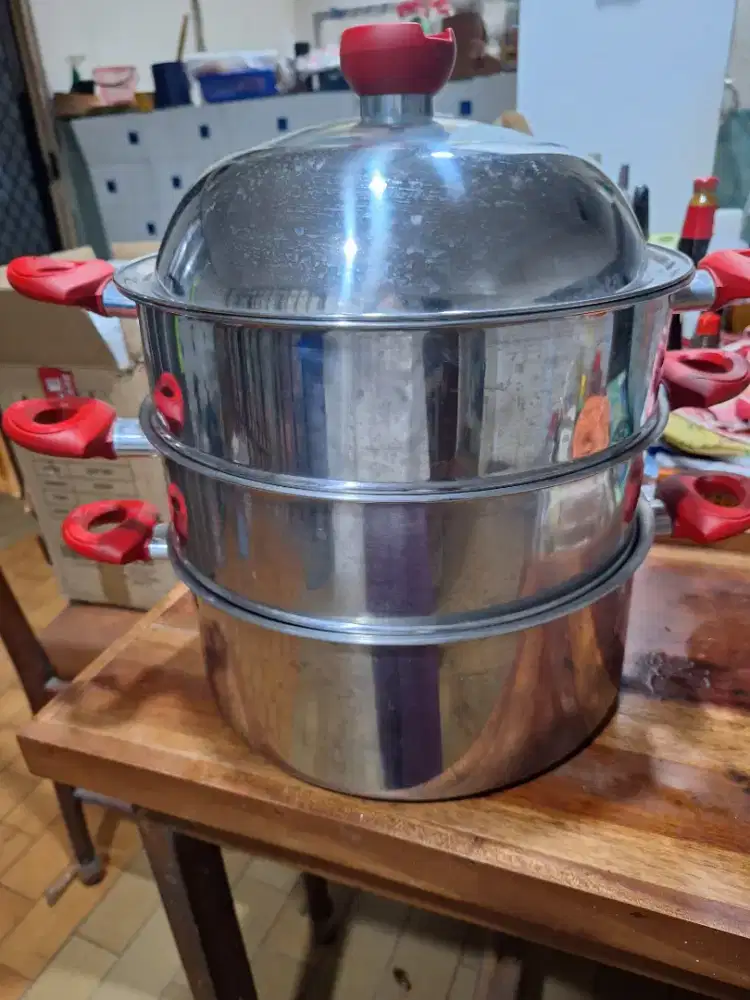 Steamer besar tebal susun 3