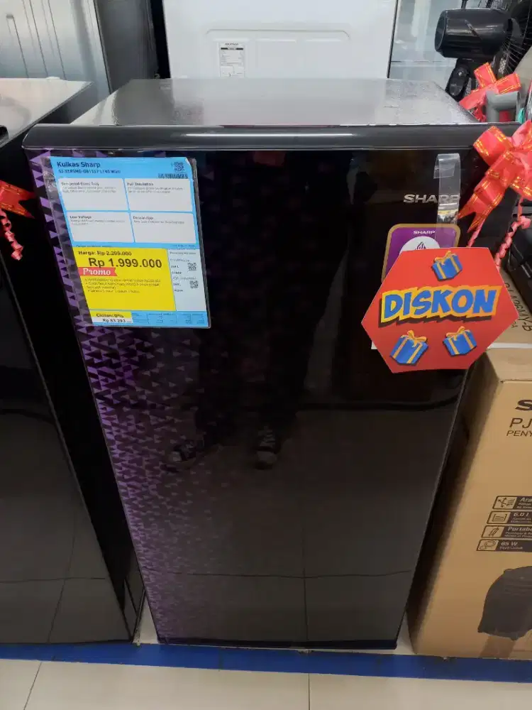 Promo cicilan kulkas Sharp