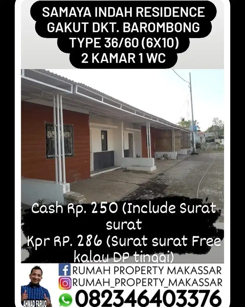 SAMAYA INDAH  RESIDENCE GALUT DKT. BAROMBONG T 36/60 (6X10) 2 Kmr 1 WC