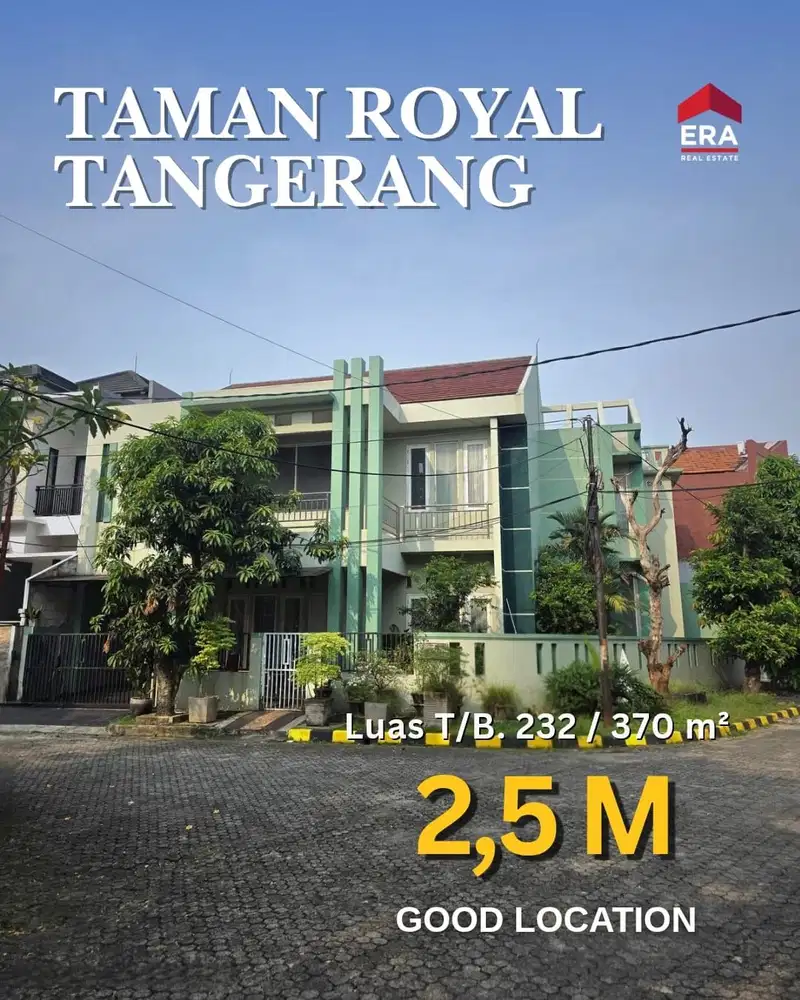 Di Jual Rumah 2 Lantai di Taman Royal Tangerang