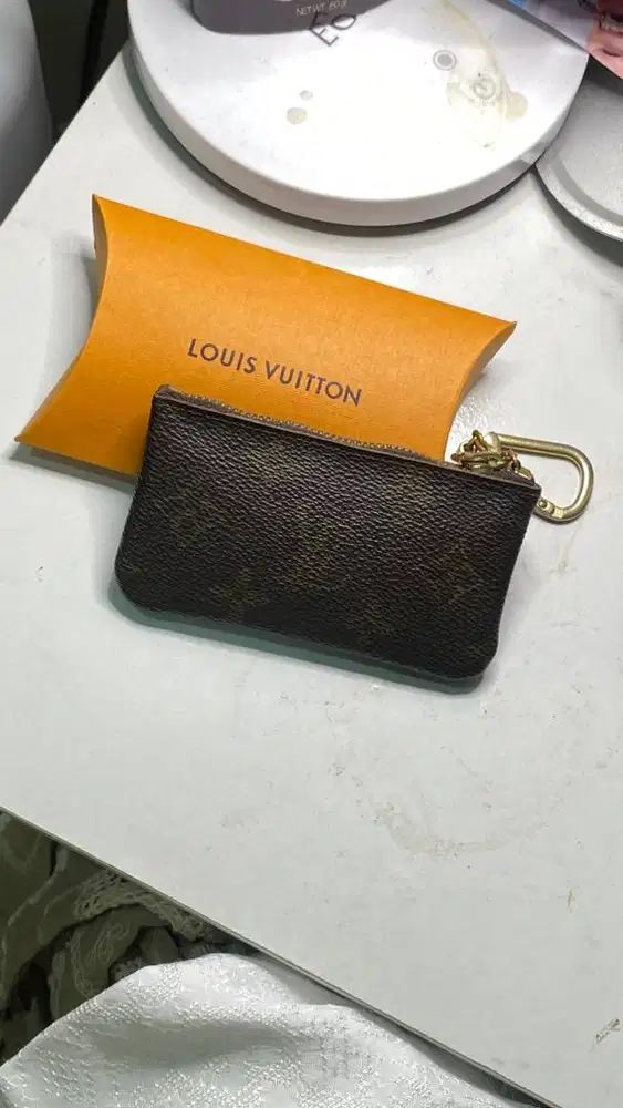 Vintage LV key pouch wallet clay card holder