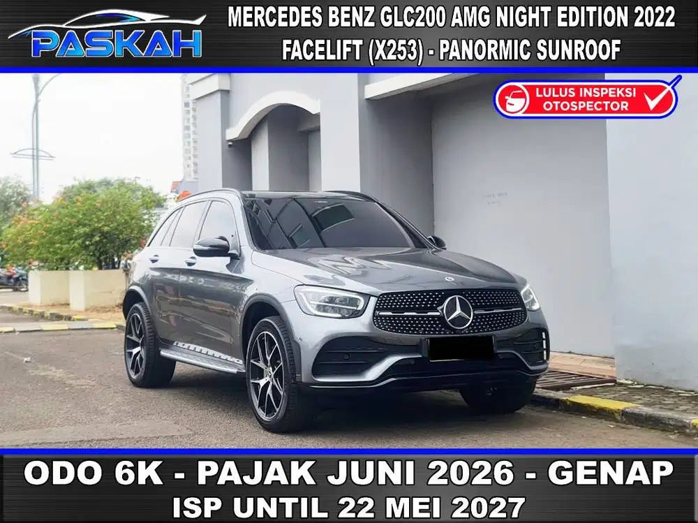 Odo=6k MERCY GLC 200 AMG Night Edition 2022 GLC200 AMG Night editon 22